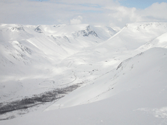 Hibíni Massif in winter, Koleskáia Oblost