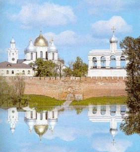 The Cathedral of St. Sofia inside the Krémene walls