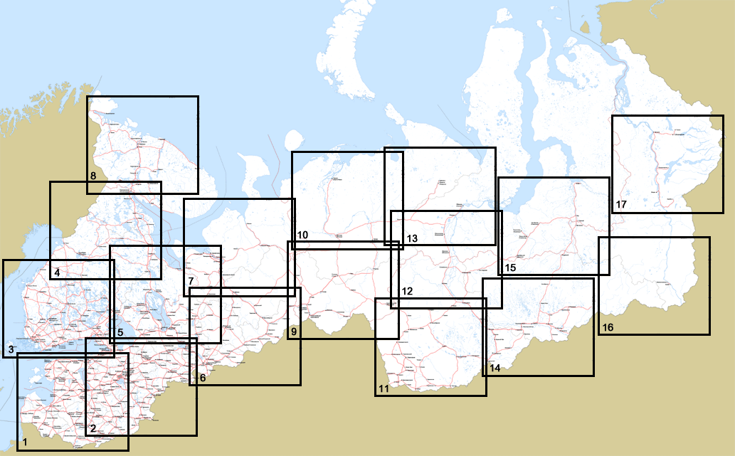 Roads and Highways Overview Map